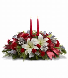 Lights Of Christmas Centerpiece from McIntire Florist in Fulton, Missouri